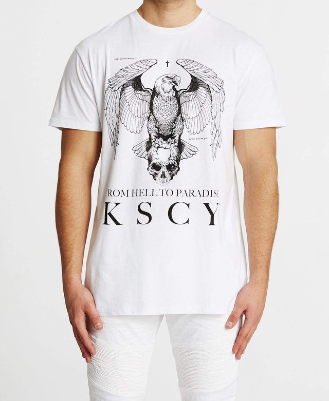Kiss Chacey Payson Relaxed T-Shirt White