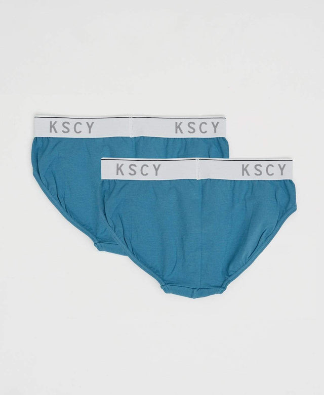 Kiss Chacey Power Brief 2 Pack Teal