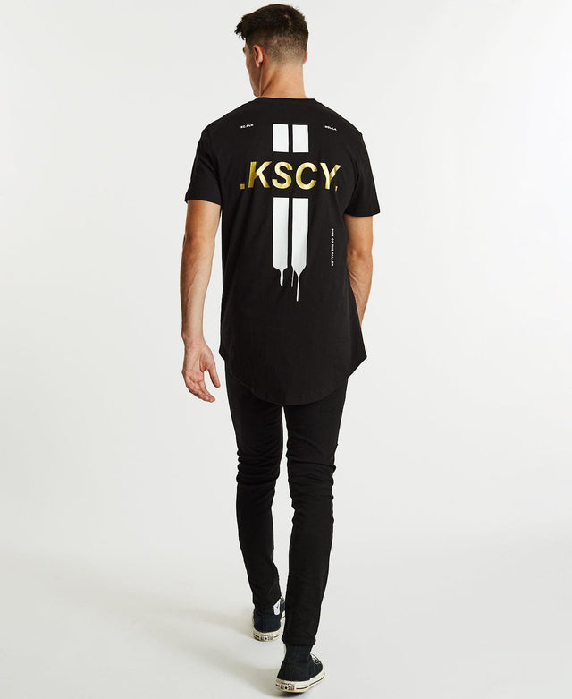 Kiss Chacey Precious Dual Curved T-Shirt Jet Black