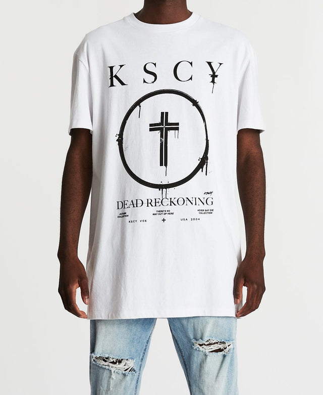 Kiss Chacey Reckoning Relaxed T-Shirt White