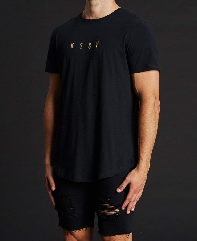 Kiss Chacey Reign Scoop Back T-Shirt Jet Black