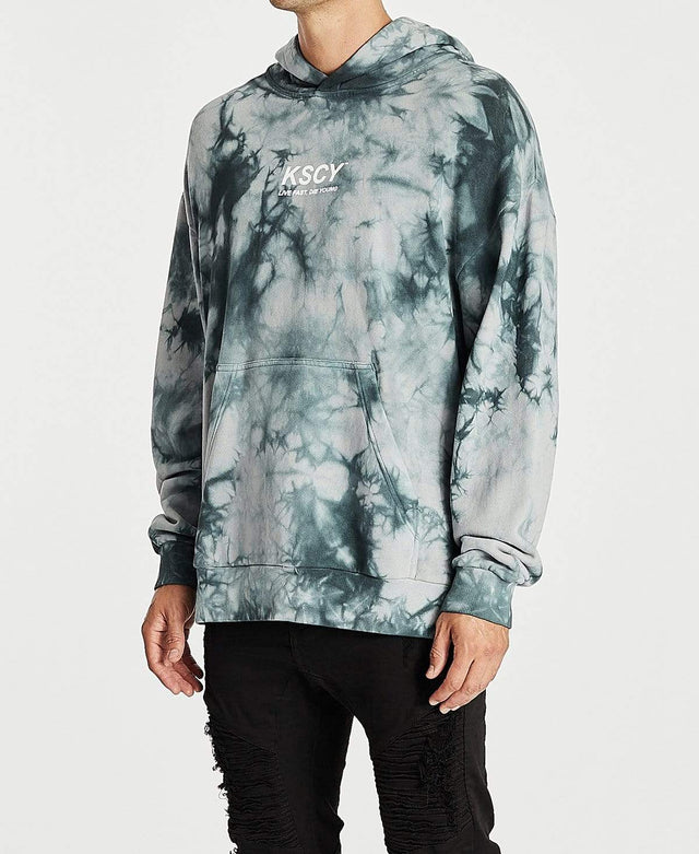 Kiss Chacey Revalations Relaxed Hoodie Tie Dye Black
