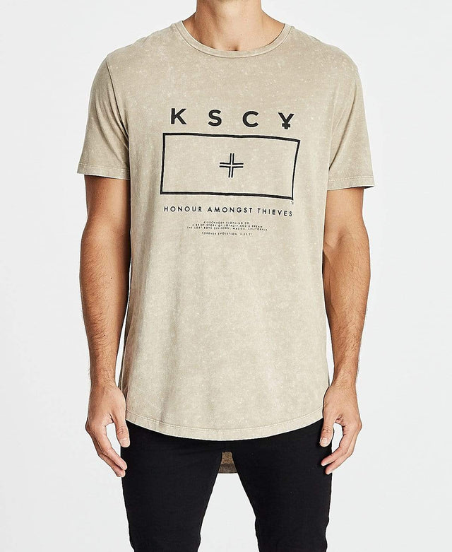 Kiss Chacey Roaming Dual Curved T-Shirt Acid Sand