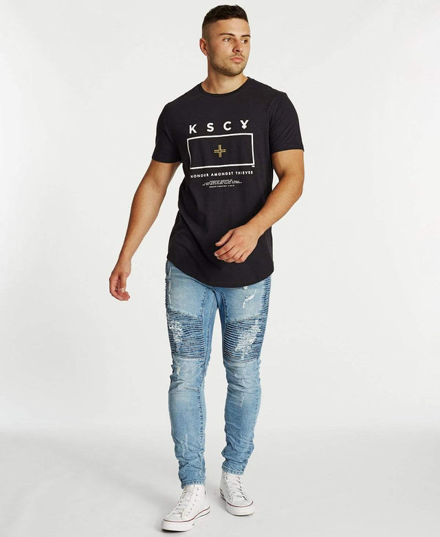 Kiss Chacey Roaming Dual Curved T-Shirt Jet Black