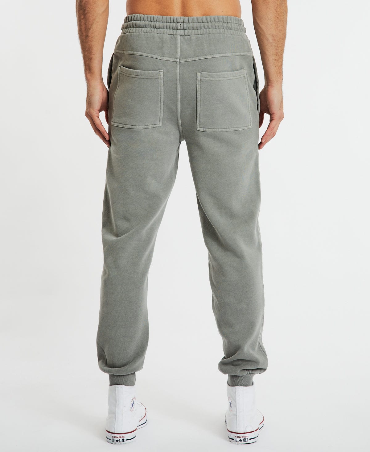 Charcoal grey track online pants