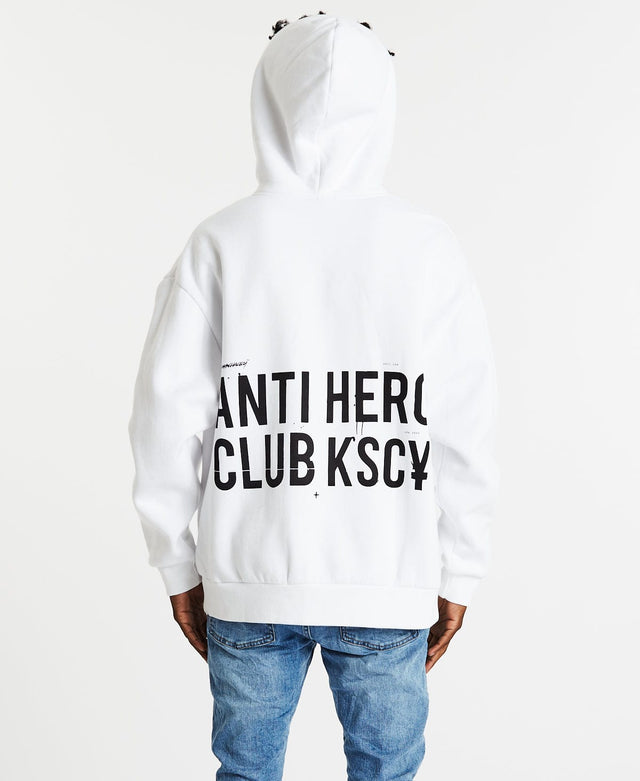 Kiss Chacey Shackle Relaxed Hoodie White