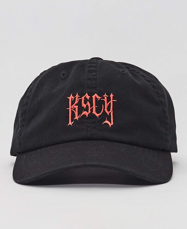Kiss Chacey Shrine Cap Washed Black