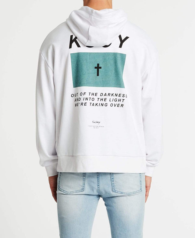 Kiss Chacey Sighted Relaxed Fit Hoodie White