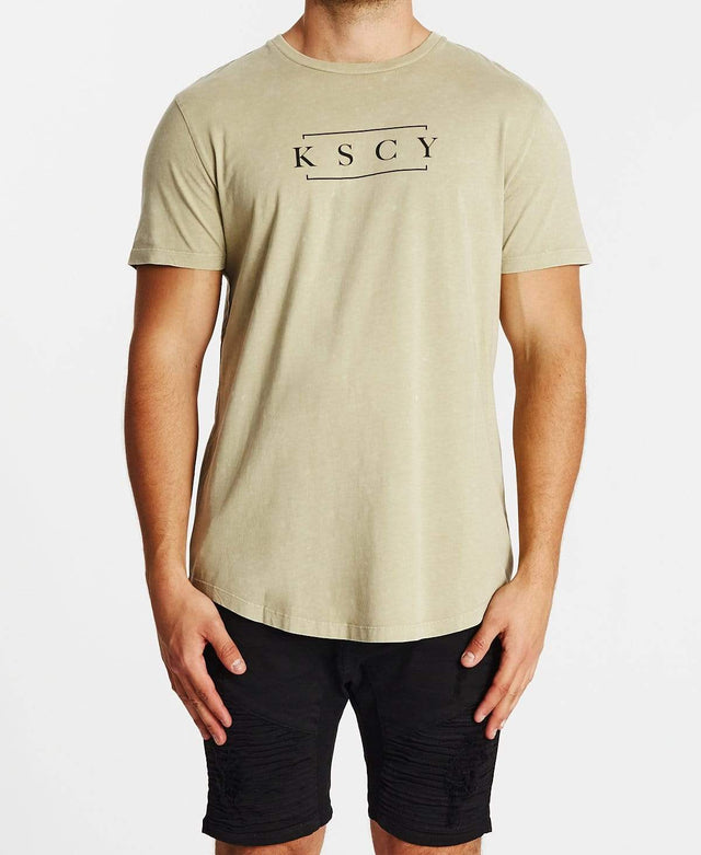 Kiss Chacey Sinner Dual Curved T-Shirt Acid Sand