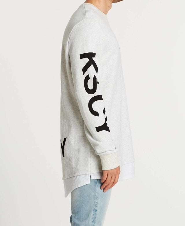 Kiss Chacey Soverign Layered Jumper Snow Marle