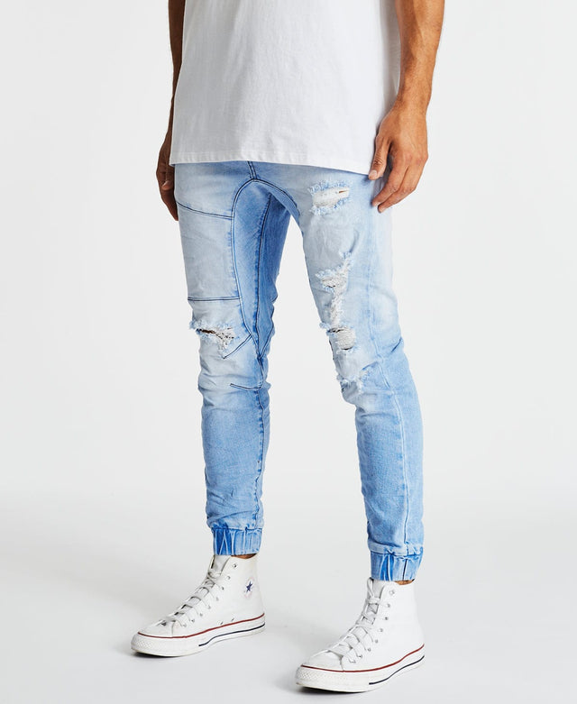 Kiss Chacey Spartan Denim Jogger Jeans Crystal Blue