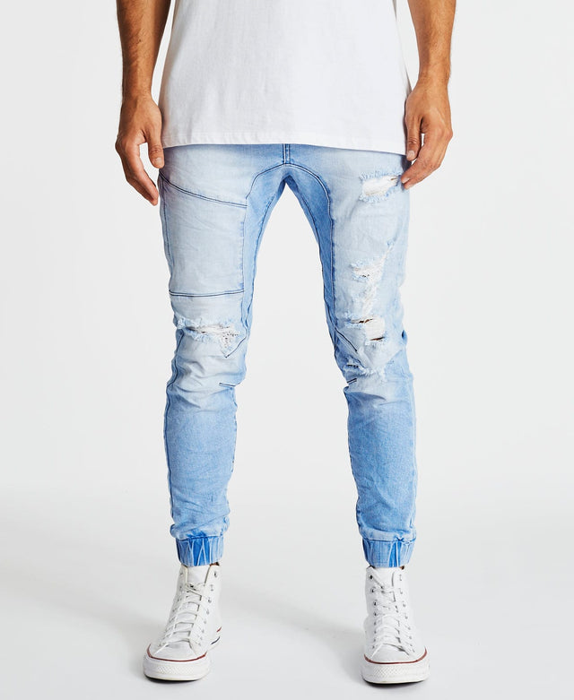 Kiss Chacey Spartan Denim Jogger Jeans Crystal Blue