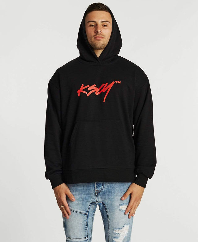 Kiss Chacey Storm Relaxed Hoodie Jet Black