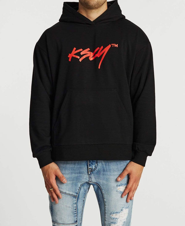 Kiss Chacey Storm Relaxed Hoodie Jet Black