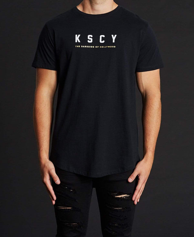 Kiss Chacey Storm Scoop Back T-Shirt Jet Black