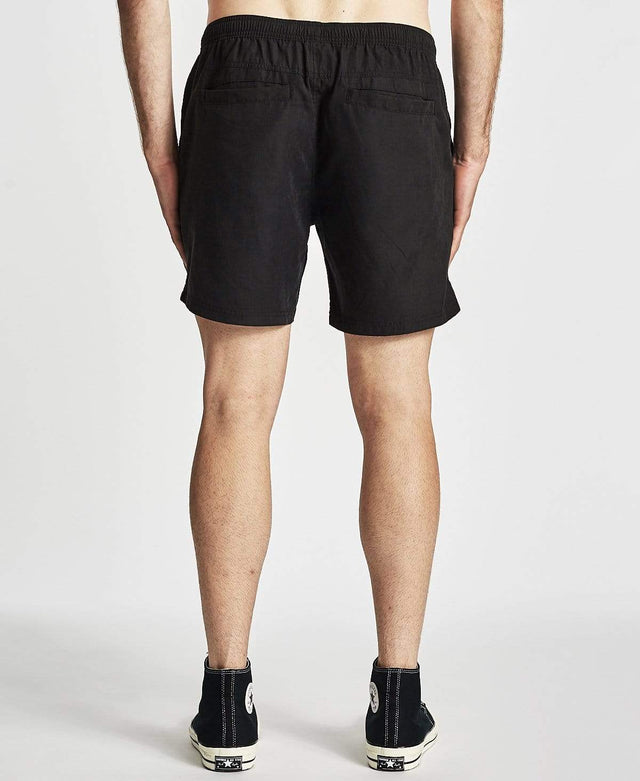 Kiss Chacey Strand Beach Shorts Washed Black