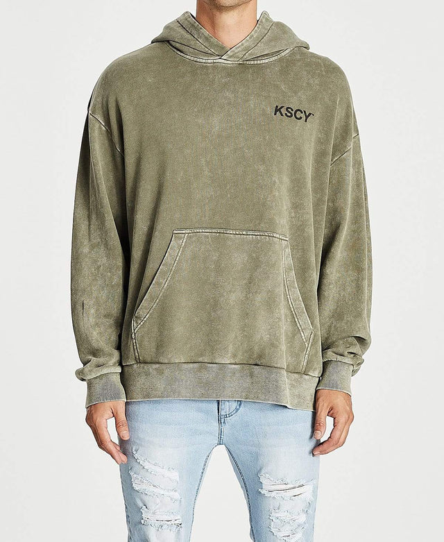 Kiss Chacey Terror Relaxed Hoodie Mineral Khaki