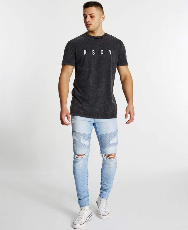 Kiss Chacey Tombstone Relaxed T-Shirt Mineral Black