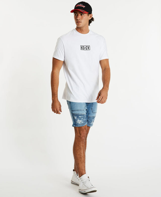 Kiss Chacey Tragedy Relaxed T-Shirt White