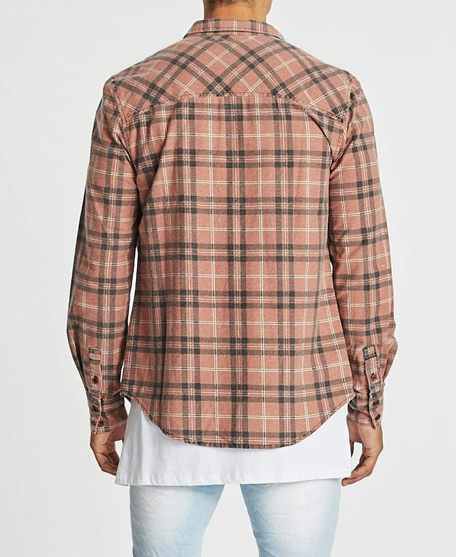 Kiss Chacey Trusted Casual Shirt AW21 Red/Clay Check