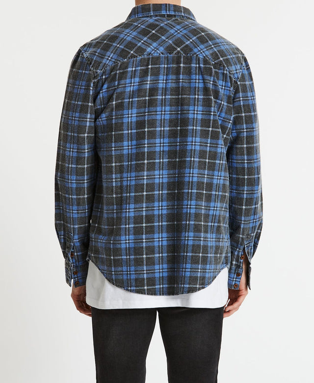 Kiss Chacey Trusted Casual Shirt Blue Check