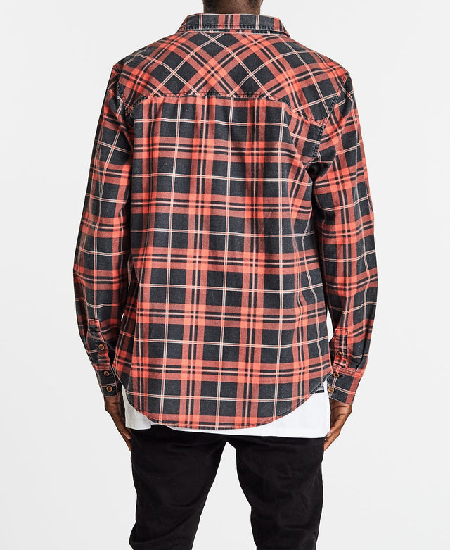Kiss Chacey Trusted Casual Shirt Red/Black Check