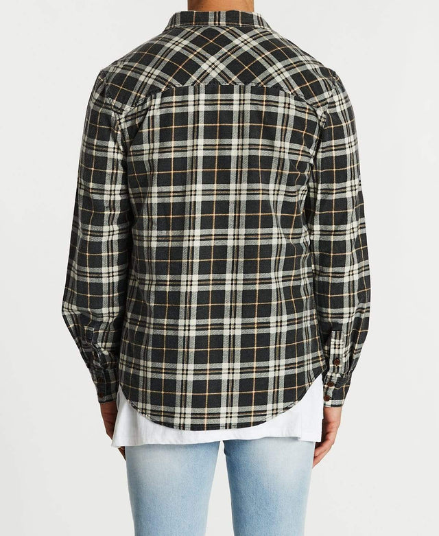 Kiss Chacey Trusted Shirt Black/Sand/White Check