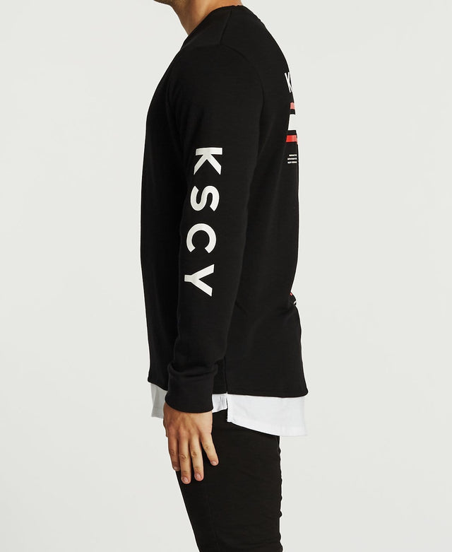 Kiss Chacey Unearthly Layered Jumper Jet Black