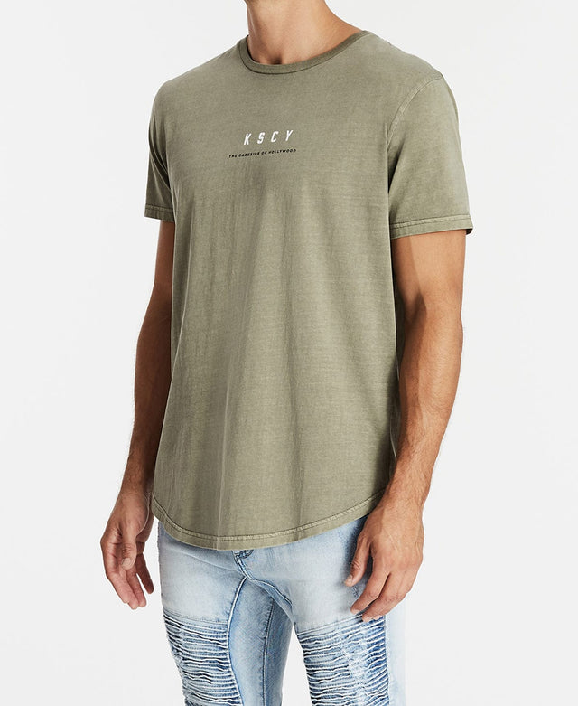 Kiss Chacey Untold Truth Dual Curved Tee Pigment Khaki