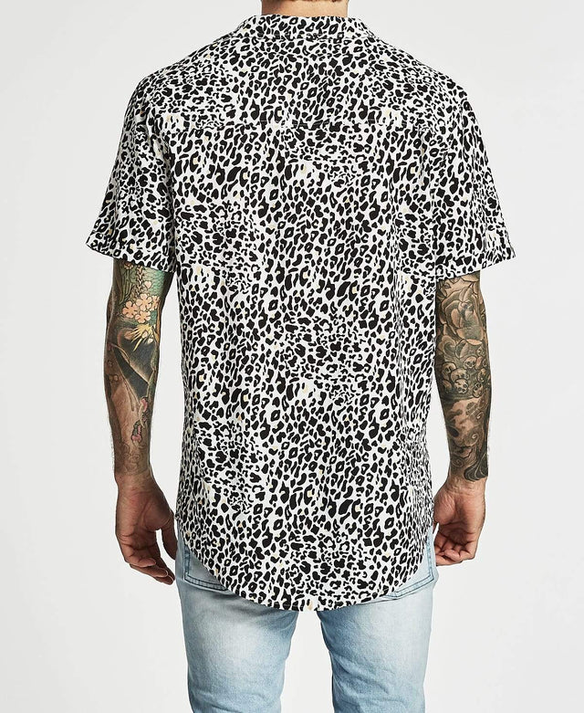 Kiss Chacey Votaic Short Sleeve Shirt Leopard
