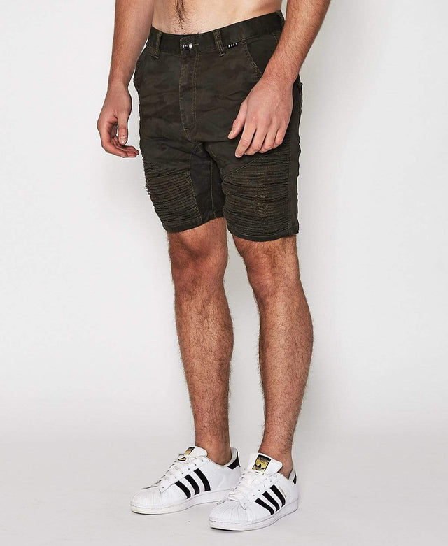 Kiss Chacey Zeppelin Shorts Overdyed Camo