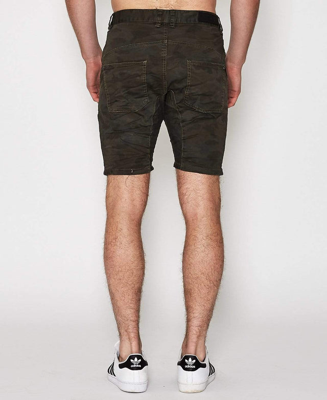 Kiss Chacey Zeppelin Shorts Overdyed Camo