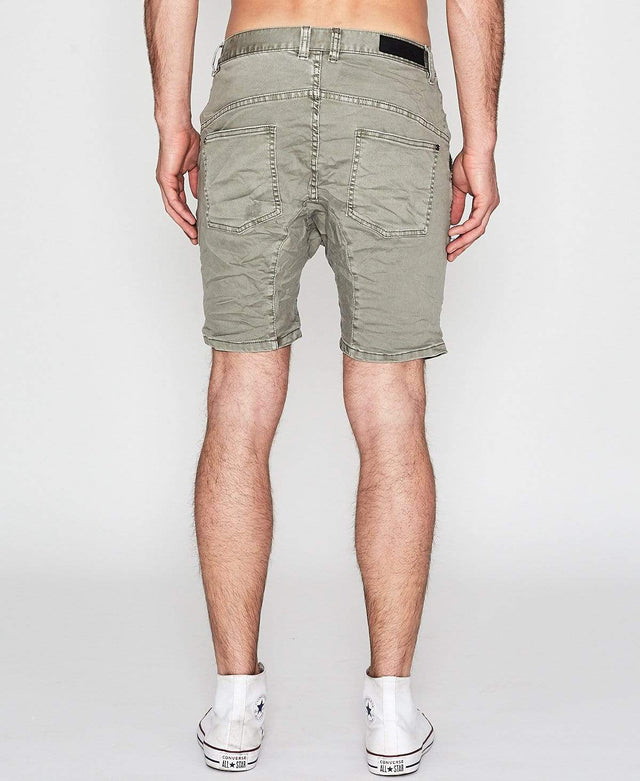 Kiss Chacey Zeppelin Shorts Overdyed Grey