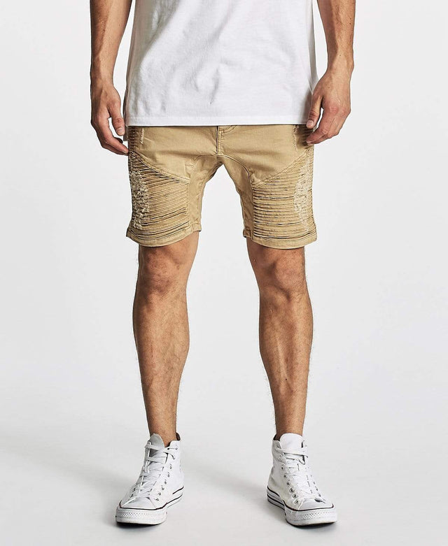 Kiss Chacey Zeppelin Shorts Overdyed Sand
