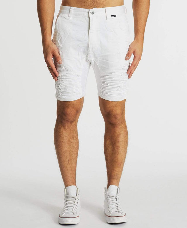 Kiss Chacey Zeppelin Shorts White