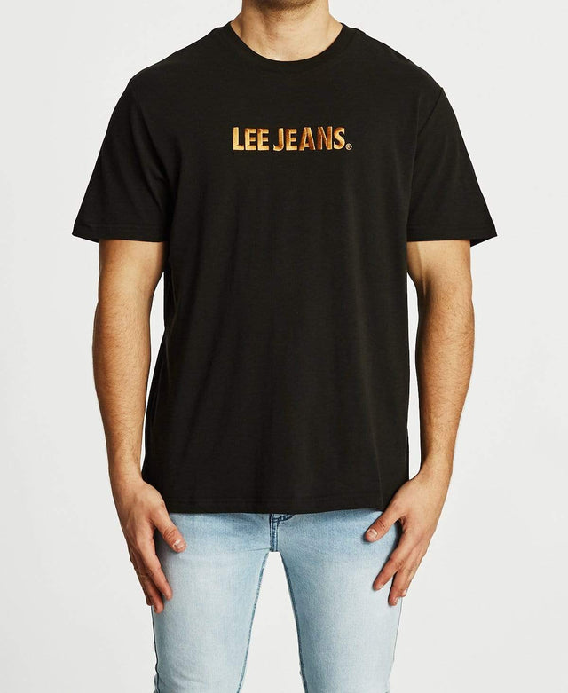 Lee Jeans Lee Burnout T-Shirt Washed Black