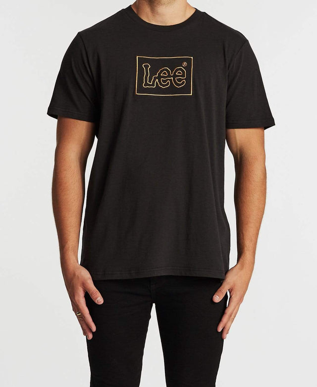 Lee Jeans Lee Lines T-Shirt Washed Black