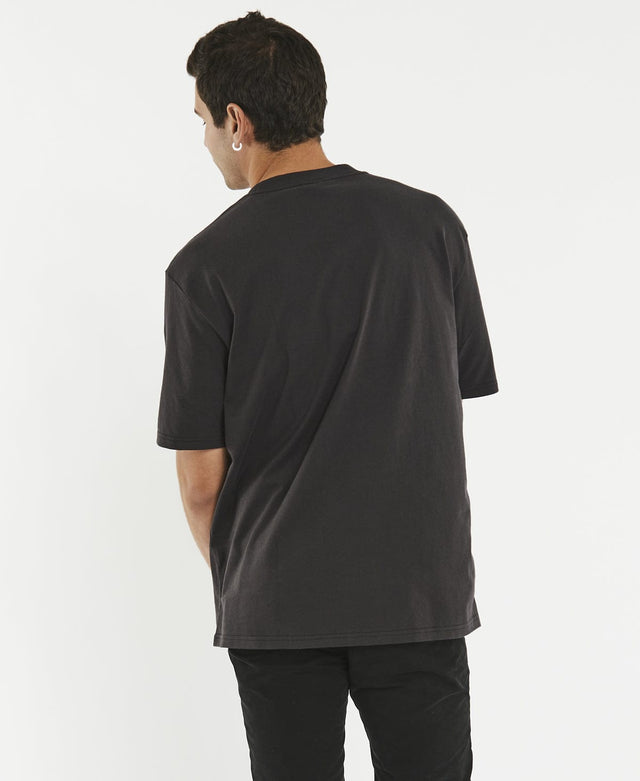 Lee Jeans Puff Baggy T-Shirt Worn Black