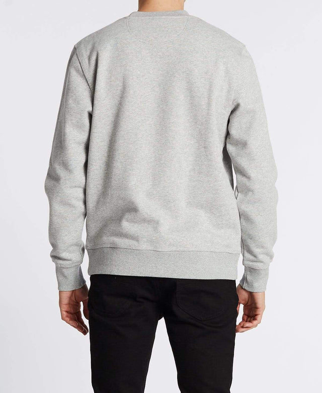 Lee Jeans Union Made Jumper Grey Marle/White