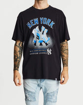 3D Drop Shadow T-Shirt Yankees Black