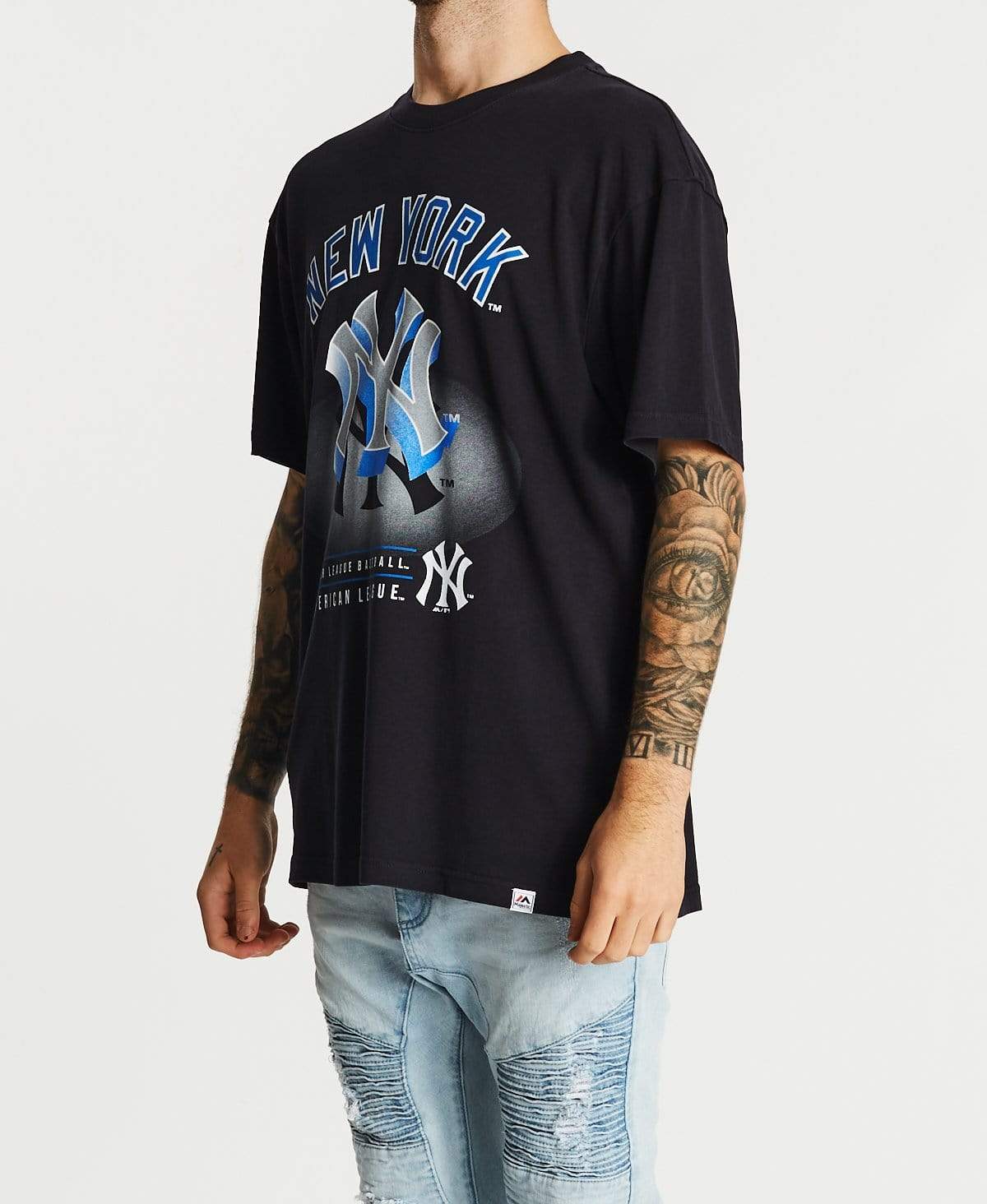 3D Drop Shadow T-Shirt Dodgers Black – Neverland Store