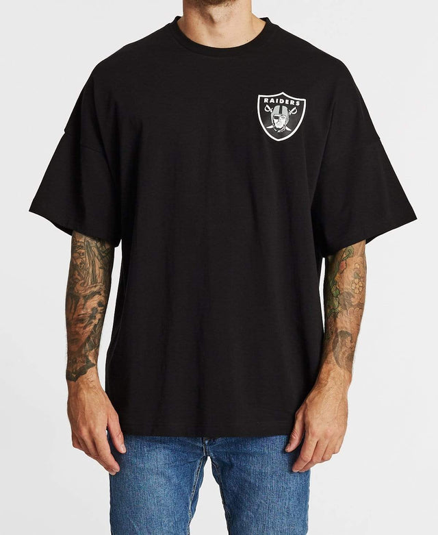 Majestic Badore Oversized T-Shirt Raiders Black