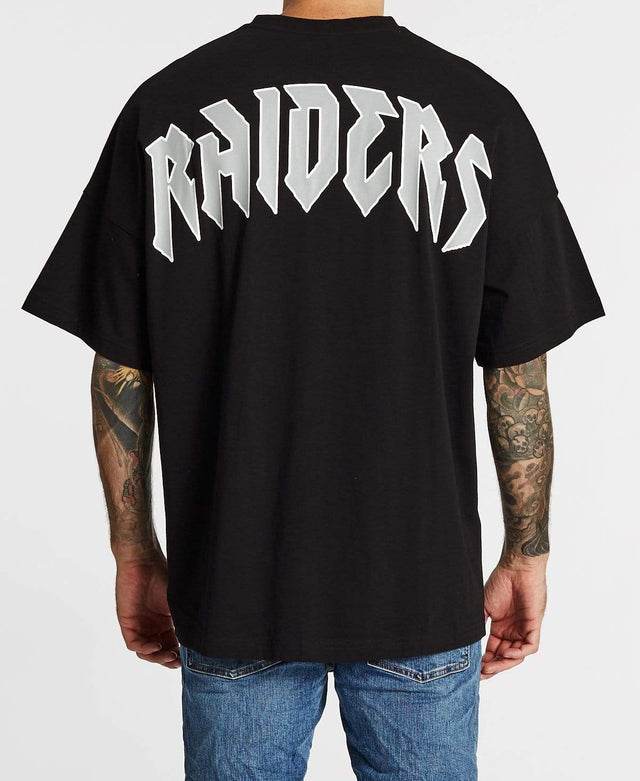 Majestic Badore Oversized T-Shirt Raiders Black