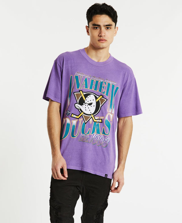 Majestic Ducks Rise Graphic T-Shirt Faded Purple