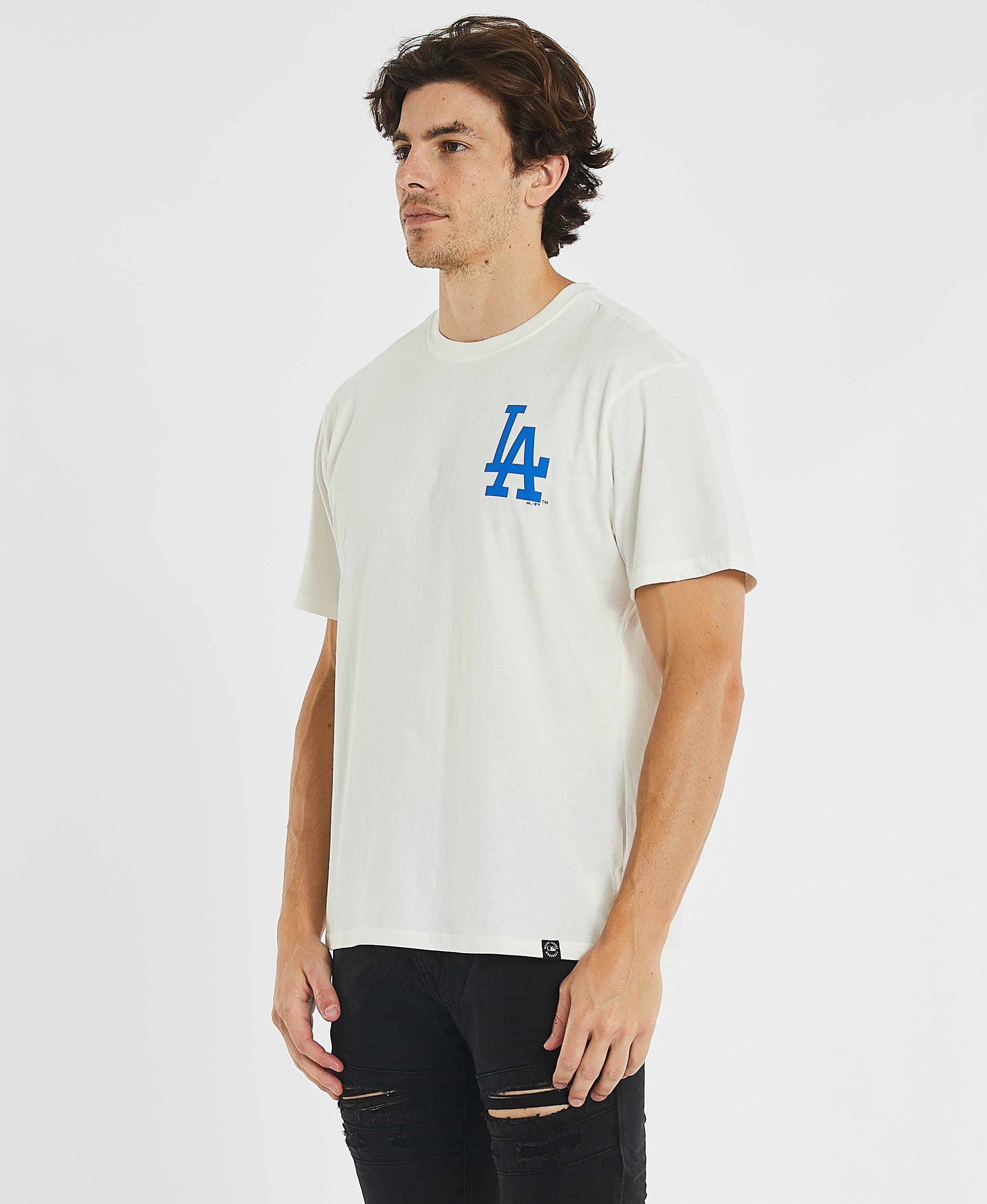 Summer Dodgers T-Shirt Vintage White – Neverland Store