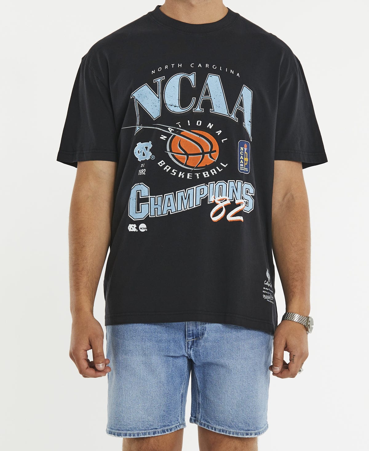 82 Champions UNC T Shirt Vintage Black Neverland Store