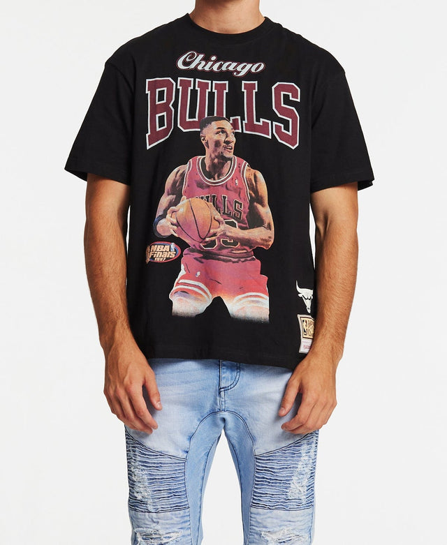 Mitchell & Ness Chicago Bulls Scottie Pippen Jumbotron Legends T-Shirt Black