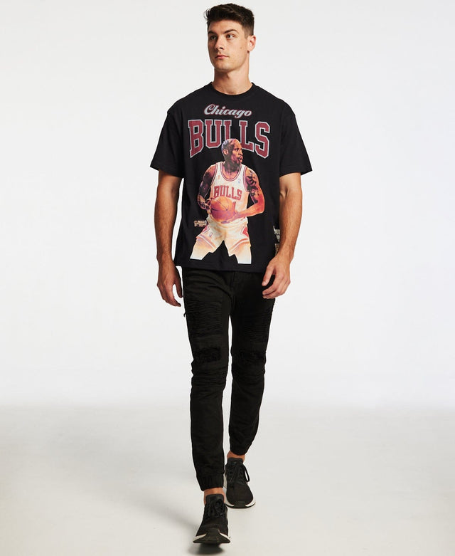 Mitchell & Ness Dennis Rodman Chicago Bulls Jumbotron Legends T-Shirt Black