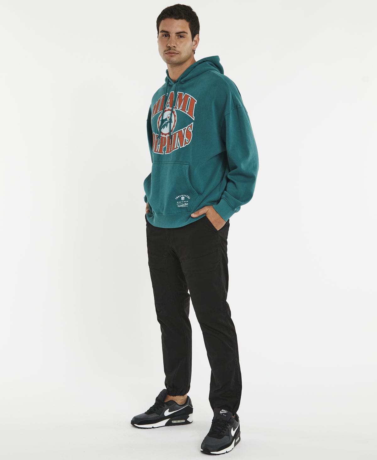 Miami Dolphins Point Guard Faded Teal Hoodie