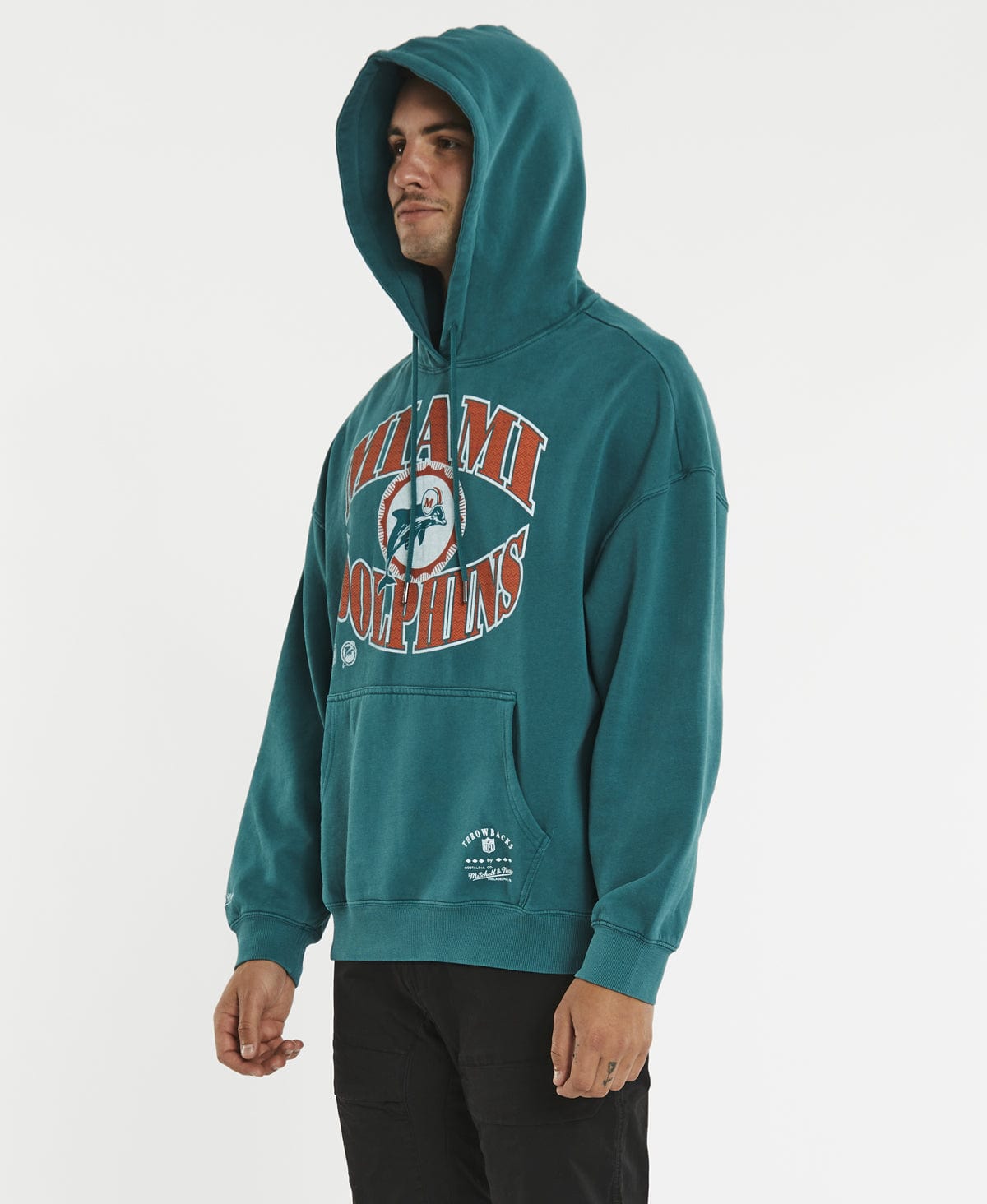 Mitchell & Ness Miami Dolphins Superbowl Champions Hoodie Faded